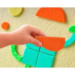 PUZLE MIDEER FIGURAS GEOMETRICAS FIELTRO 157 PIEZAS +3 AÑOS
