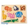 Puzzle Animales de la selva 8 piezas a partir de 18 meses Andreutoys
