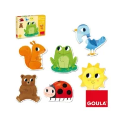 Puzzle a partir de 1 año Animales de la Granja Goula
