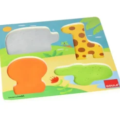 Puzzle a partir de 1 año Animales Selva Goula