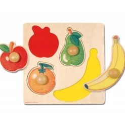 Puzzle a partir de 1 año 4 piezas de fruta Goula