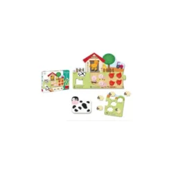 Puzzle a partir de 2 años Animales 1-5 Goula