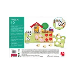 Puzzle a partir de 2 años Animales 1-5 Goula