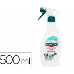 QUITAOLOR DESINFECTANTE SANYTOL PARA TEXTIL CON PULVERIZADOR BOTE DE 500 ML