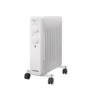 RADIADOR DE ACEITE BLAUPUNKT 2000W 9 ELEMENTOS CALORIFICOS PROTECCION SOBRECALENTAMIENTO CON RUEDAS COLOR BLANCO
