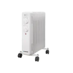RADIADOR DE ACEITE BLAUPUNKT 2000W 9 ELEMENTOS CALORIFICOS PROTECCION SOBRECALENTAMIENTO CON RUEDAS COLOR BLANCO