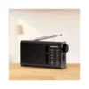 RADIO PORTATIL DAEWOO AM/FM ANTENA TELESCOPICA AURICULARES INCLUIDOS JACK 3.5 MM COLOR NEGRO