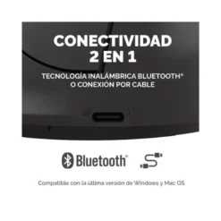 RATON FELLOWES ERGONOMICO VERTICAL BREYTA MEDIANO DIESTROS OPTICO 1600 DPI COLOR NEGRO