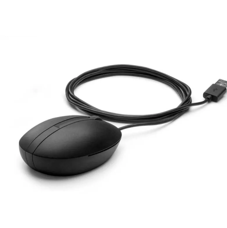 RATON HP 320M OPTICO 1000 DPI USB-A LONGITUD CABLE 180 CM COLOR NEGRO