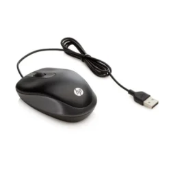 RATON HP VIAJE OPTICO 1000 DPI USB-A LONGITUD CABLE 100 CM COLOR NEGRO