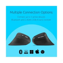 RATON KENSINGTON MY630 EQ OPTICO 2400 DPI ERGONOMICO RECARGABLE COLOR NEGRO