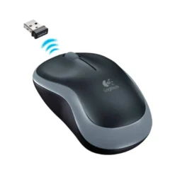 Raton Logitech M185 Nano Inalambrico color Gris