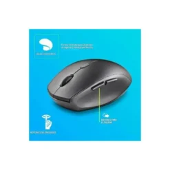 RATON NGS BEE 800/1200/1600 DPI INALAMBRICO 5 BOTONES RECEPTOR USB-A 2,4 GHZ COLOR NEGRO