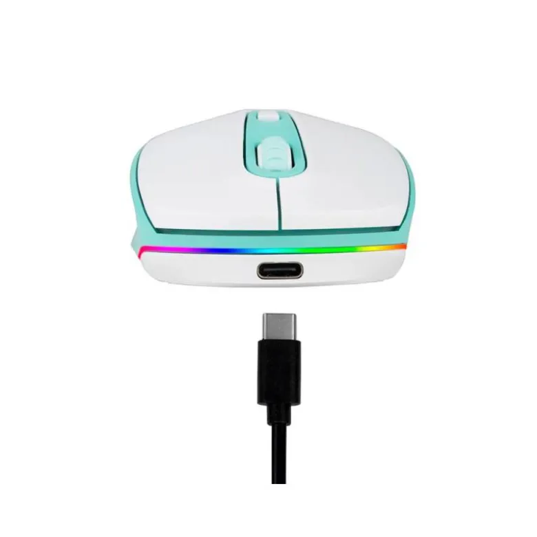 RATON NGS SMOG OPTICO 1000/1600/2400 DPI INALAMBRICO 3 BOTONES RECEPTOR USB 2,4 GHZ LUCES
