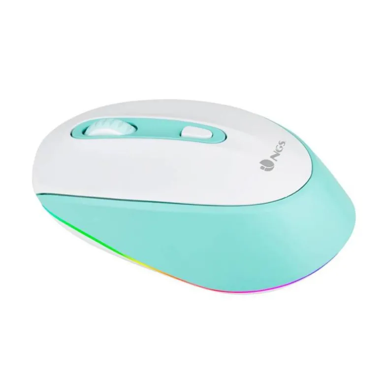 RATON NGS SMOG OPTICO 1000/1600/2400 DPI INALAMBRICO 3 BOTONES RECEPTOR USB 2,4 GHZ LUCES