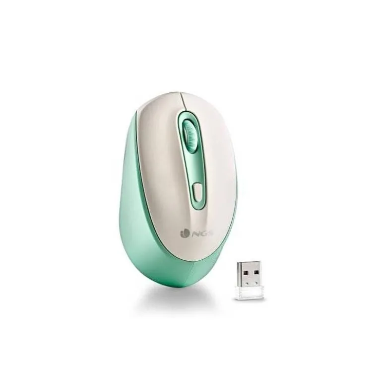 RATON NGS SMOG OPTICO 1000/1600/2400 DPI INALAMBRICO 3 BOTONES RECEPTOR USB 2,4 GHZ LUCES