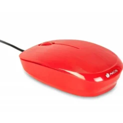 RATON NGS WIRED FLAME OPTICO CON CABLE 1000 DPI AMBIDIESTROS USB COLOR ROJO