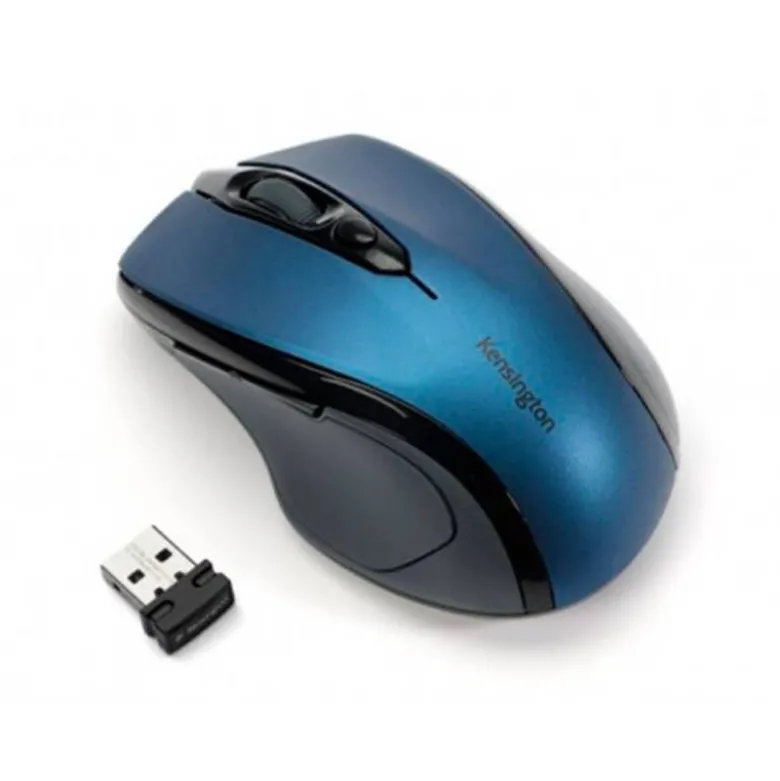 RATON OPTICO KENSINGTON PRO FIT INALAMBRICO MEDIANO COLOR AZUL