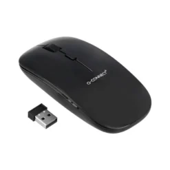 RATON Q-CONNECT OPTICO INALAMBRICO SILENCIOSO DPI 800/1200/1600 PILAS AAA NEGRO
