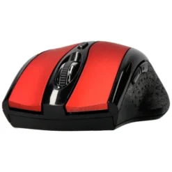 RATON Q-CONNECT OPTICO INALAMBRICO 1000 DPI RECEPTOR USB 2,4 GHZ ROJO