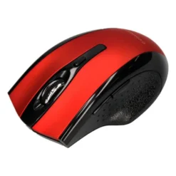 RATON Q-CONNECT OPTICO INALAMBRICO 1000 DPI RECEPTOR USB 2,4 GHZ ROJO