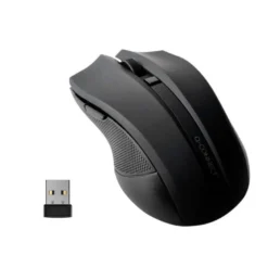 RATON Q-CONNECT OPTICO INALAMBRICO 1000 DPI RECEPTOR USB 2,4 GHZ NEGRO