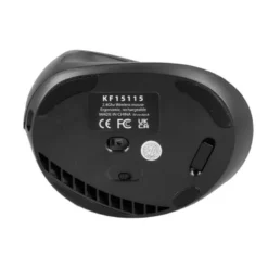 RATON Q-CONNECT OPTICO INALAMBRICO ERGONOMICO VERTICAL DPI 800/1200/1600 BATERIA RECARGABLE NEGRO