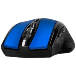 RATON Q-CONNECT OPTICO INALAMBRICO 1000 DPI RECEPTOR USB 2,4 GHZ AZUL