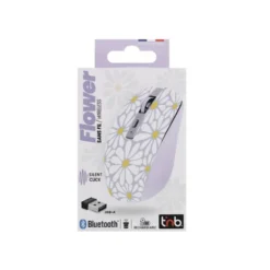 RATON TNB INALAMBRICO FLORES OPTICO 1600 DPI BLUETOOTH USB A