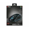 RATON TRUST GXT133 LOCX GAMING OPTICO LUCES LED 800-4000 PPP 6 BOTONES USB 2.0 CABLE 1,80 M COLOR NEGRO