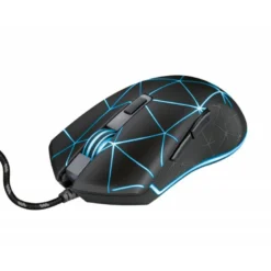 RATON TRUST GXT133 LOCX GAMING OPTICO LUCES LED 800-4000 PPP 6 BOTONES USB 2.0 CABLE 1,80 M COLOR NEGRO