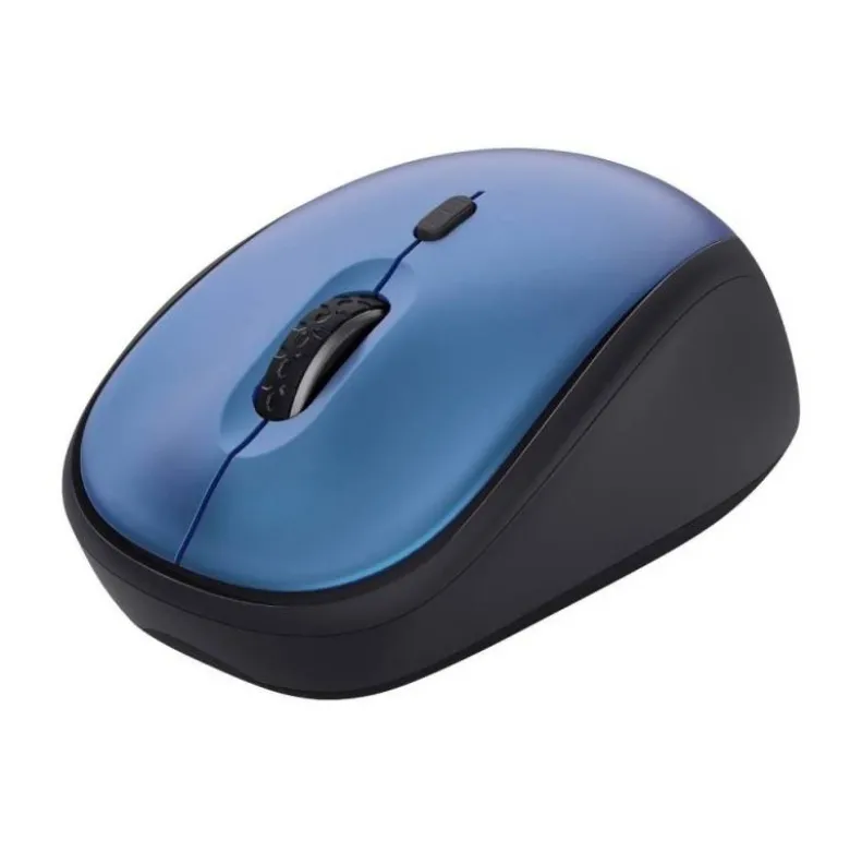 RATON TRUST YVI+ OPTICO INALAMBRICO ECO 4 BOTONES 800/1600 DPI USB 2.0 COLOR AZUL