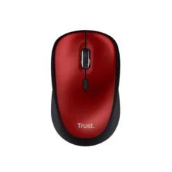 RATON TRUST YVI+ OPTICO INALAMBRICO ECO 4 BOTONES 800/1600 DPI USB 2.0 COLOR ROJO