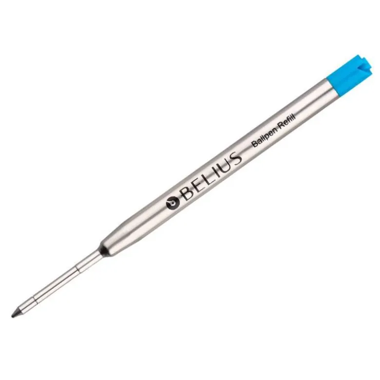RECAMBIO BOLIGRAFO BELIUS AZUL 0,8 MM CAJA 3 UNIDADES