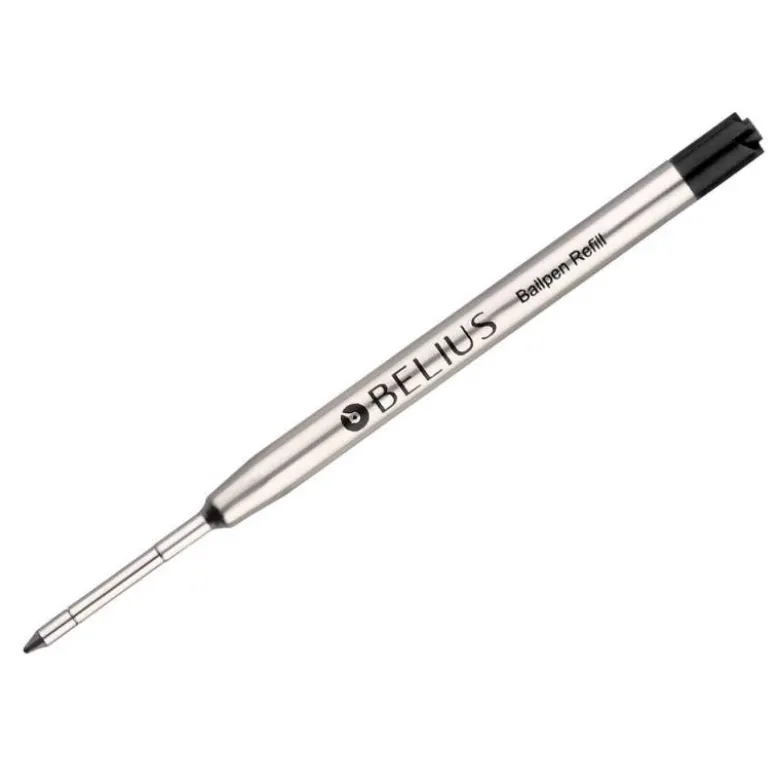 RECAMBIO BOLIGRAFO BELIUS NEGRO 0,8 MM CAJA 3 UNIDADES
