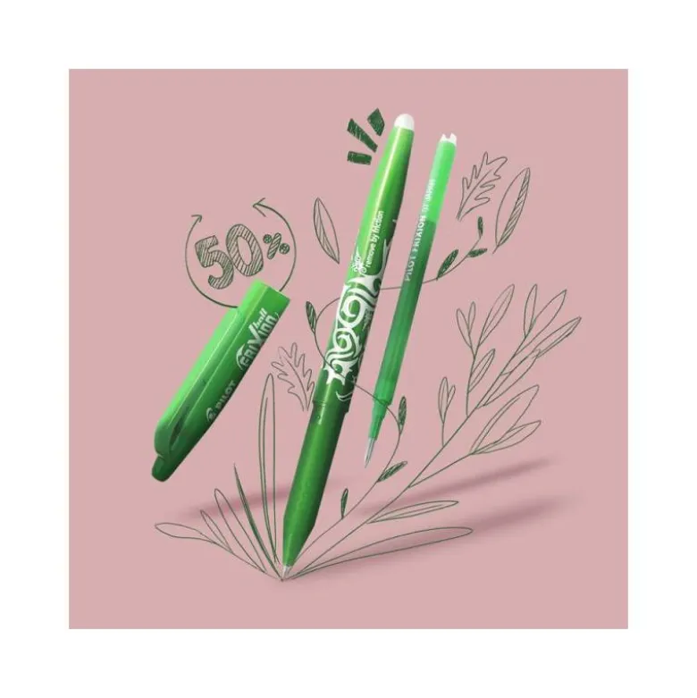 RECAMBIO BOLIGRAFO PILOT FRIXION BALL VERDE CAJA DE 3 UNIDADES