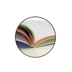 Recambio color oxford din a4 80 hojas 90 gr optik paper cuadros 5mm 4 taladros recuadros de 5 colores
