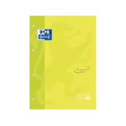 Recambio color 1 oxford din a4+ 80 hojas 90 gr cuadricula 5 mm tapa blanda 4 taladros lima touch.
