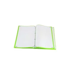 Recambio color 1 oxford din a4+ 80 hojas 90 gr cuadro 5 mm 4 taladros verde manzana.