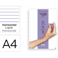 RECAMBIO CUADERNO CARCHIVO INGENIOX A4 50 HOJAS HORIZONTAL