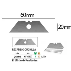 Recambio cuter universal 18mm Q-Connect KF10637