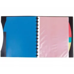 Recambio Fundas intercambiables Liderpapel Din A4 Cristal 70 MC Bolsa 10 fundas