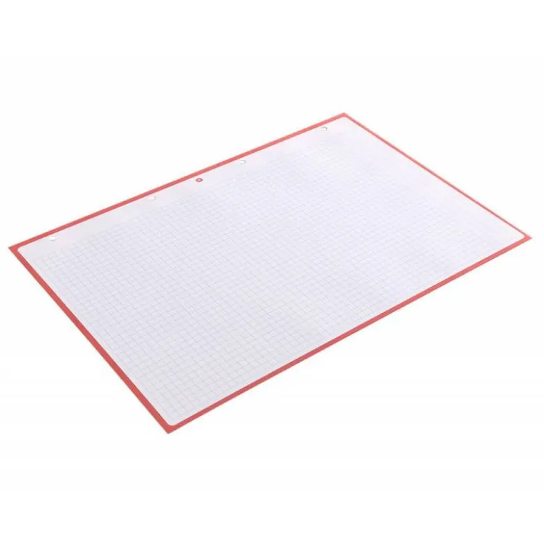 RECAMBIO LIDERPAPEL A4 ANTARTIK 80 HOJAS 90G/M2 CUADRO 5 MM 4 TALADROS 1 BANDA MARCO COLOR ROSA