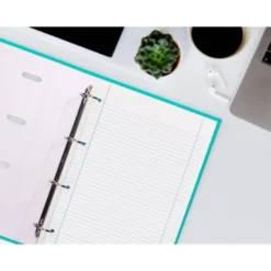 Recambio Liderpapel A4 100 hojas 100g/m2 horizontal con doble margen 4 taladros