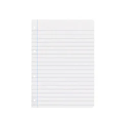 RECAMBIO LIDERPAPEL A4 100 HOJAS 100G/M2 PAUTA 4 3,5MM CON MARGEN 4 TALADROS