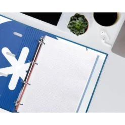 RECAMBIO LIDERPAPEL A4 200+50 HOJAS 90G/M2 CUADRO 5 MM 4 TALADROS BANDAS DE 5 COLORES
