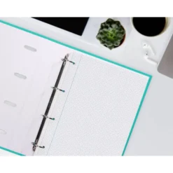 RECAMBIO LIDERPAPEL A4 200+50 HOJAS 90G/M2 CUADRO 4 MM CON MARGEN 4 TALADROS