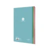 RECAMBIO LIDERPAPEL ANTARTIK DOTS A4 100 HOJAS 90G/M2 RAYADO PUNTOS 4 TALADROS BANDAS DE 5 COLORES