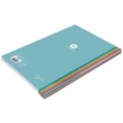 RECAMBIO LIDERPAPEL ANTARTIK DOTS A4 100 HOJAS 90G/M2 RAYADO PUNTOS 4 TALADROS BANDAS DE 5 COLORES