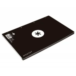 RECAMBIO LIDERPAPEL ANTARTIK DIN A4 4 TALADROS 90G/M2 CUADRO 5 MM 80 HOJAS 1 BANDA MARCO COLOR NEGRO